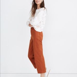 Madewell Emmett Wide-Leg crop pants